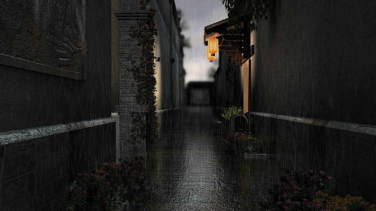 三坊七巷-雨（图ZMTExMjE0MDA=） - 场景 - 站酷设计师Lang落单的狼原创素材 - 站酷ZCOOL
