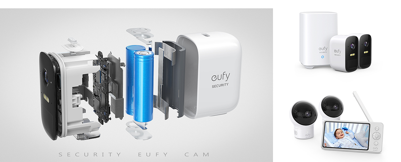 Eufy Security 产品渲染