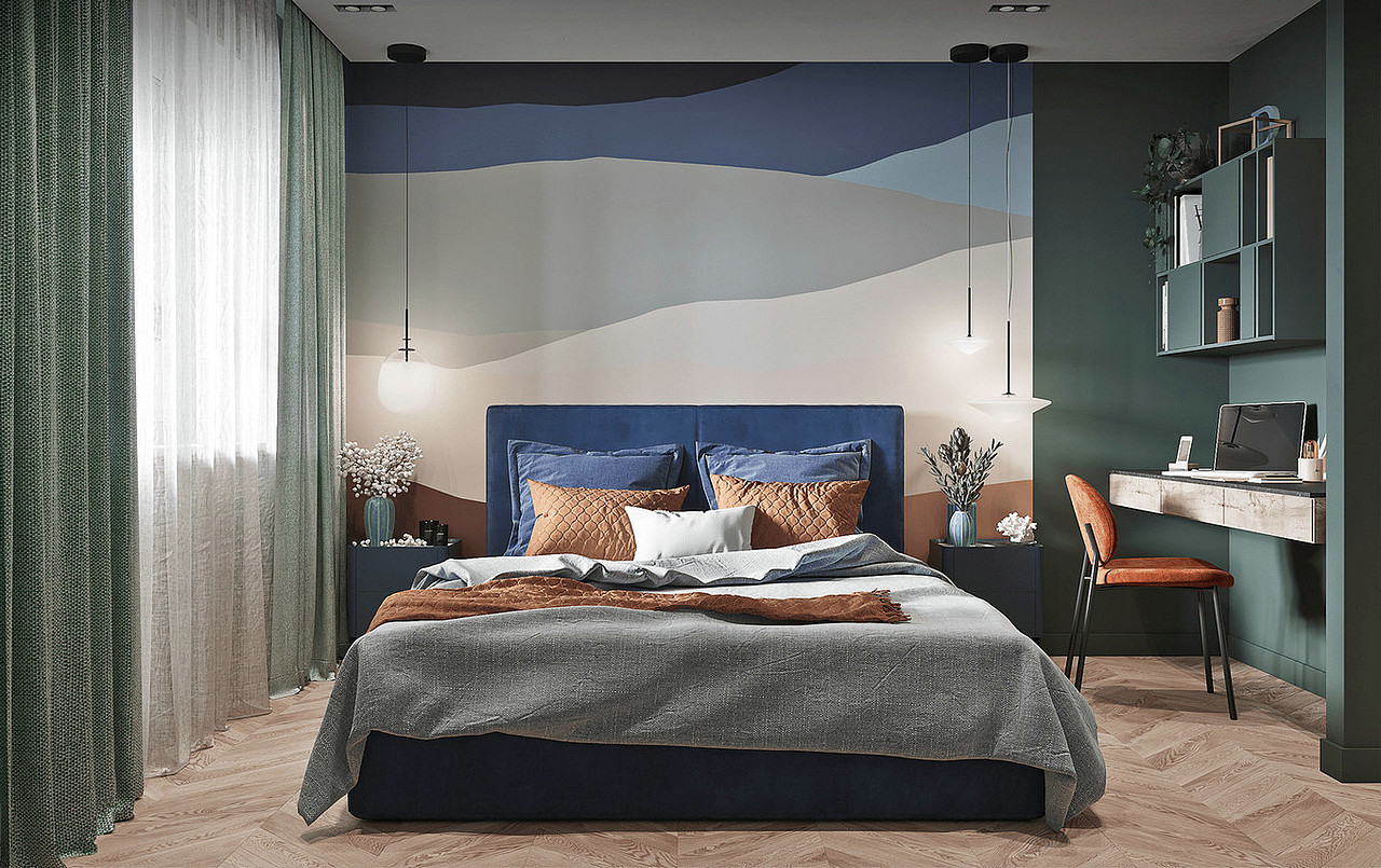 多彩北欧风，轻盈空间为你留住春天（图ZMTg5MzE5NjA0） - 家装设计 - 站酷设计师张美丽效果图原创素材 - 站酷ZCOOL