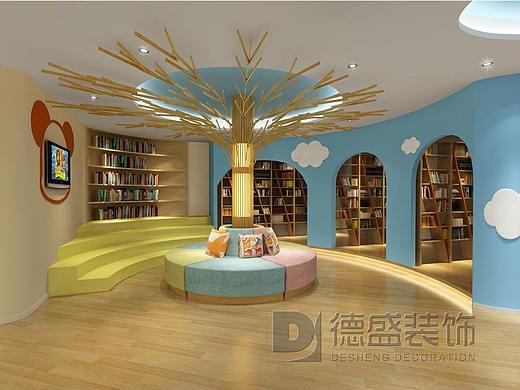 东方童话美术培训机构-培训机构设计,培训机构装修