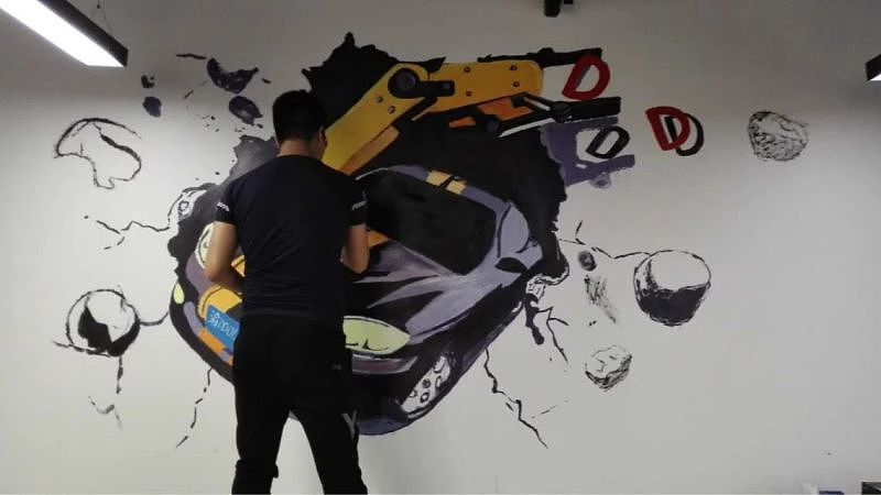 墙绘 我内心狂躁的灵魂早已爆发（图ZNTA1MDU0ODg=） - 其他空间 - 站酷设计师嘻二奇的王大泡原创素材 - 站酷ZCOOL