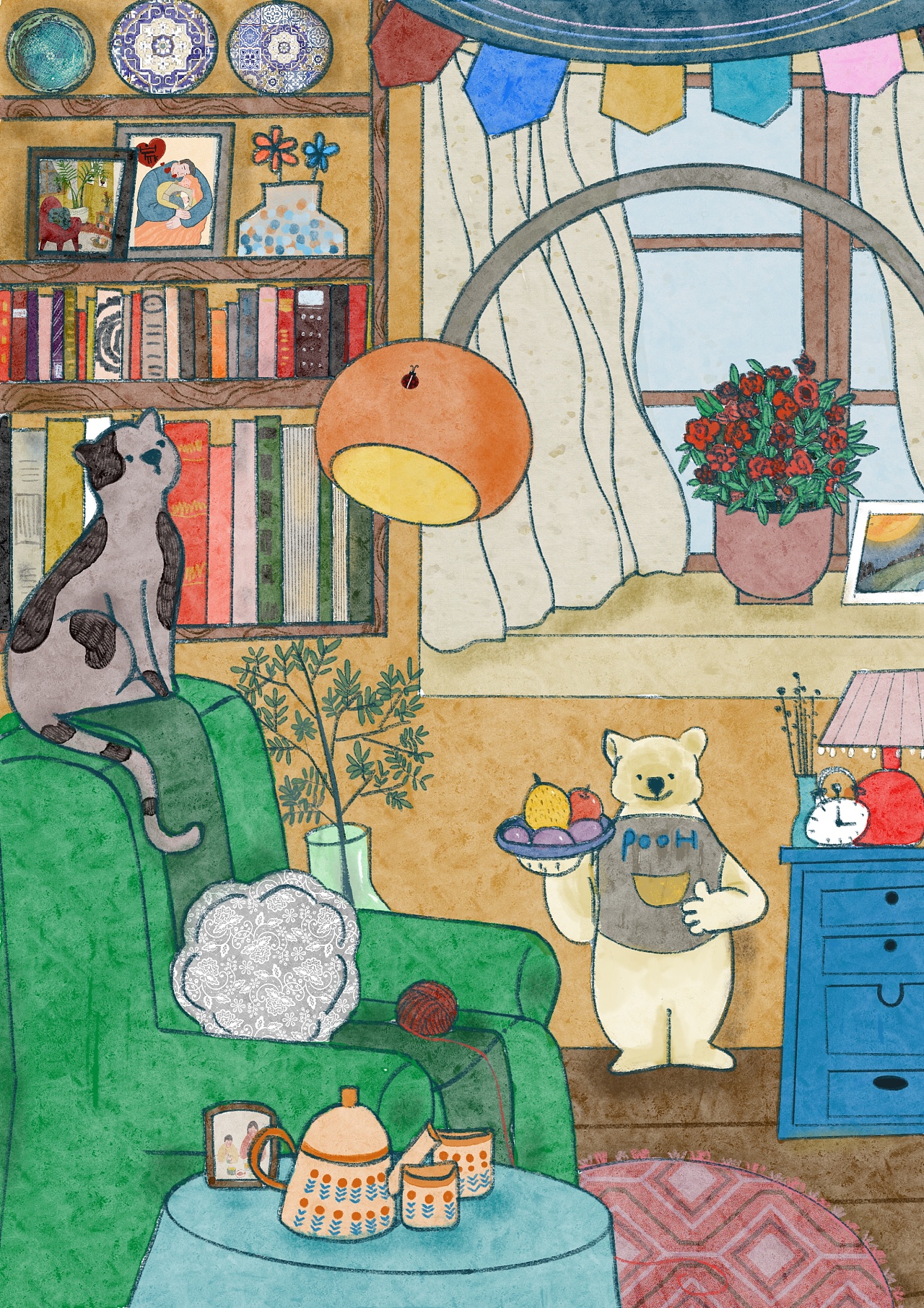 我的家|插画|商业插画|nanaya娜娜 - 原创作品 - 站酷 (zcool)