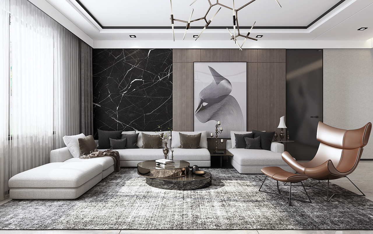 黑白灰风格,满满的高级感
