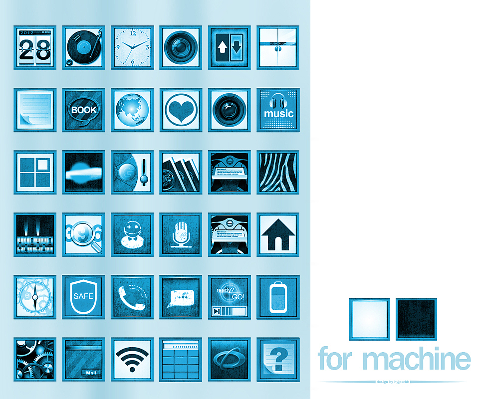 【BAG FACTORY】--简单的蓝（图ZNTU1NzA2MA==） - 主题/皮肤 - 站酷设计师麻袋工厂原创素材 - 站酷ZCOOL