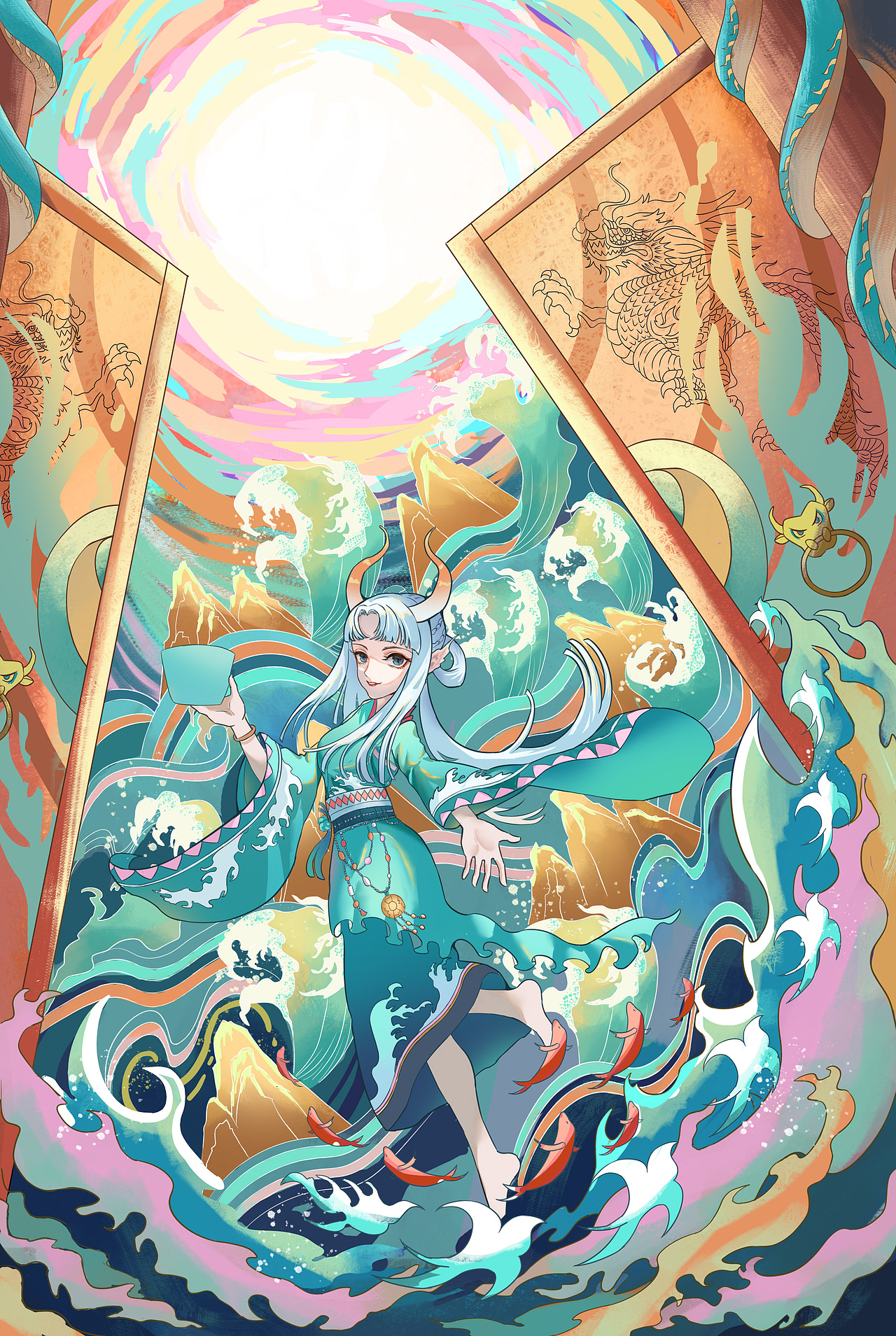 2021年1-3月电商插画首页主KV练习（图ZMjYyNDAwMzAw） - 创作习作 - 站酷设计师GDDD锅原创素材 - 站酷ZCOOL