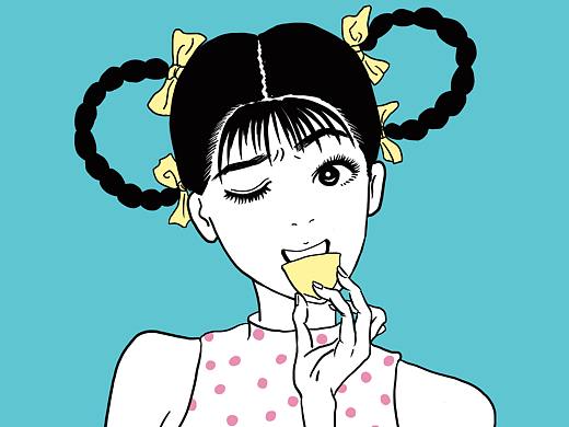 日式少女冷淡风插画【IPAD插画录播】
