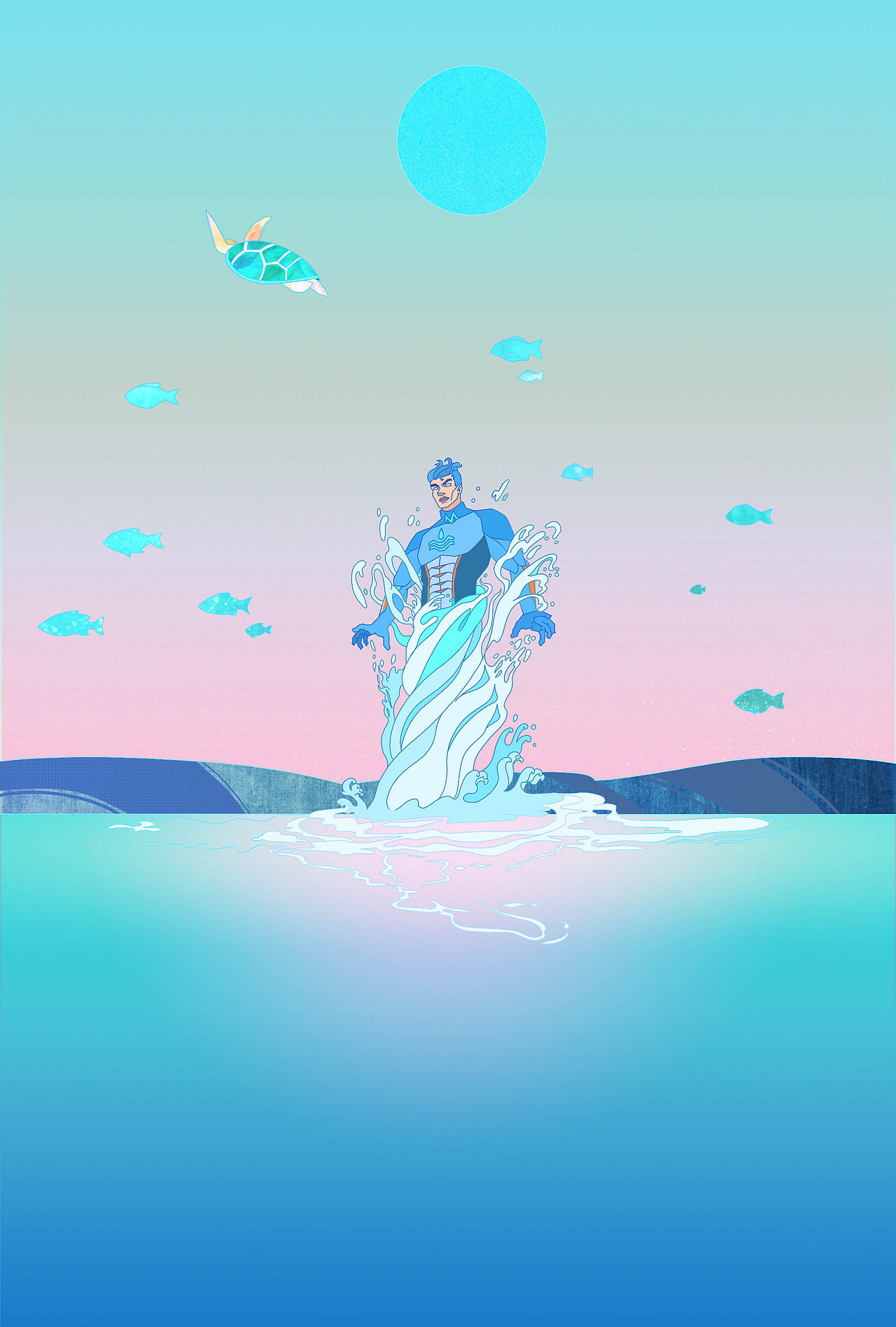 美的M博IP形象——元素英雄（图ZMjM2NDQ0NDAw） - IP形象 - 站酷设计师朱朱插画原创素材 - 站酷ZCOOL