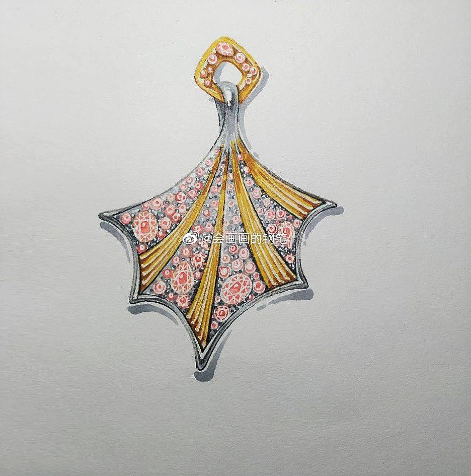 珠宝手绘 自然植物系列