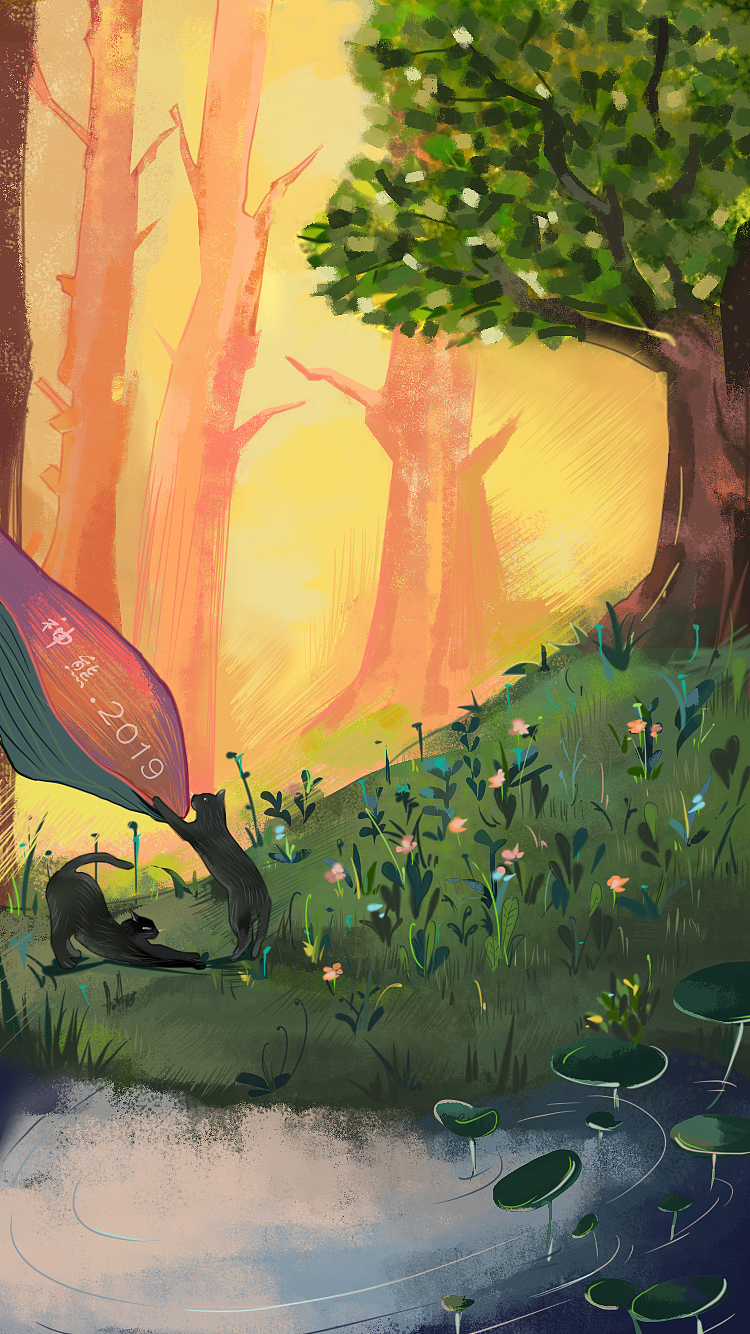 森林|插画|绘本|神熊太饱总饿 - 原创作品 - 站酷 (zcool)