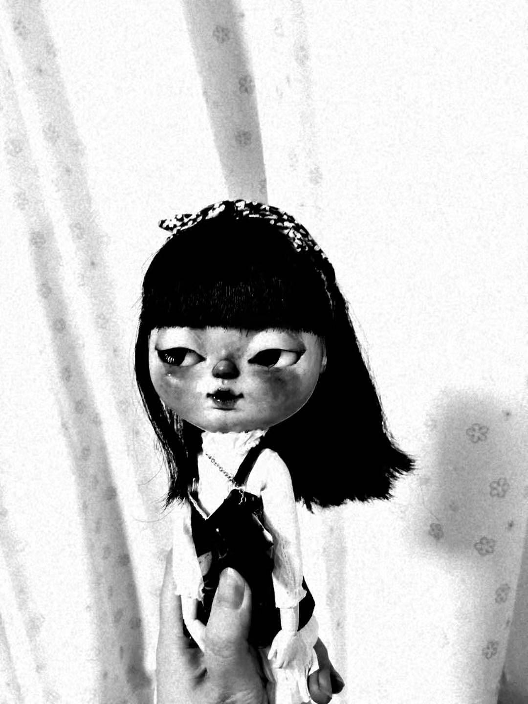 blythe小布还有ob 自己改娃加上一些画的改娃小草图