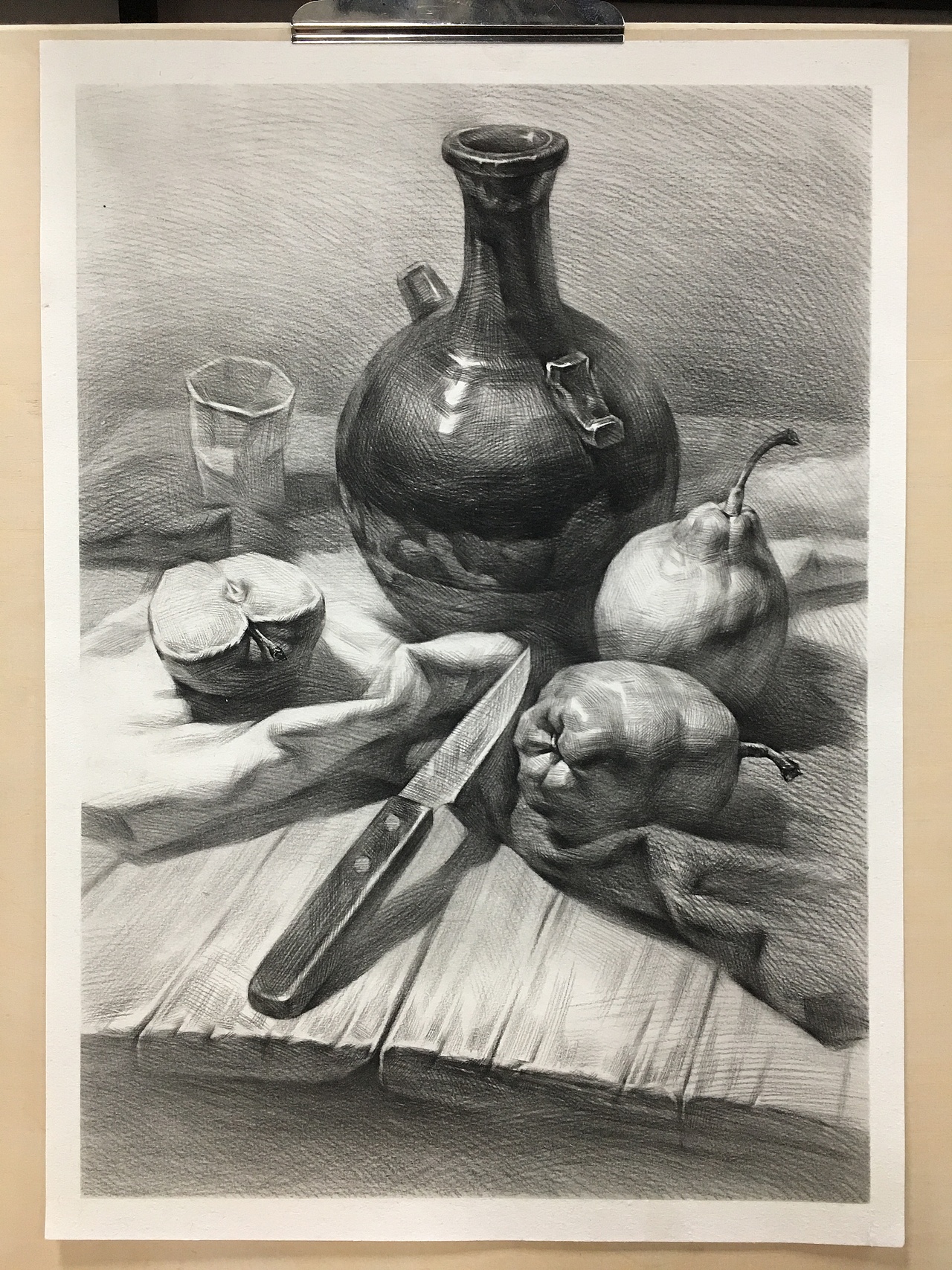 素描静物|纯艺术|绘画|蓝叶青雨_原创作品-站酷zcool