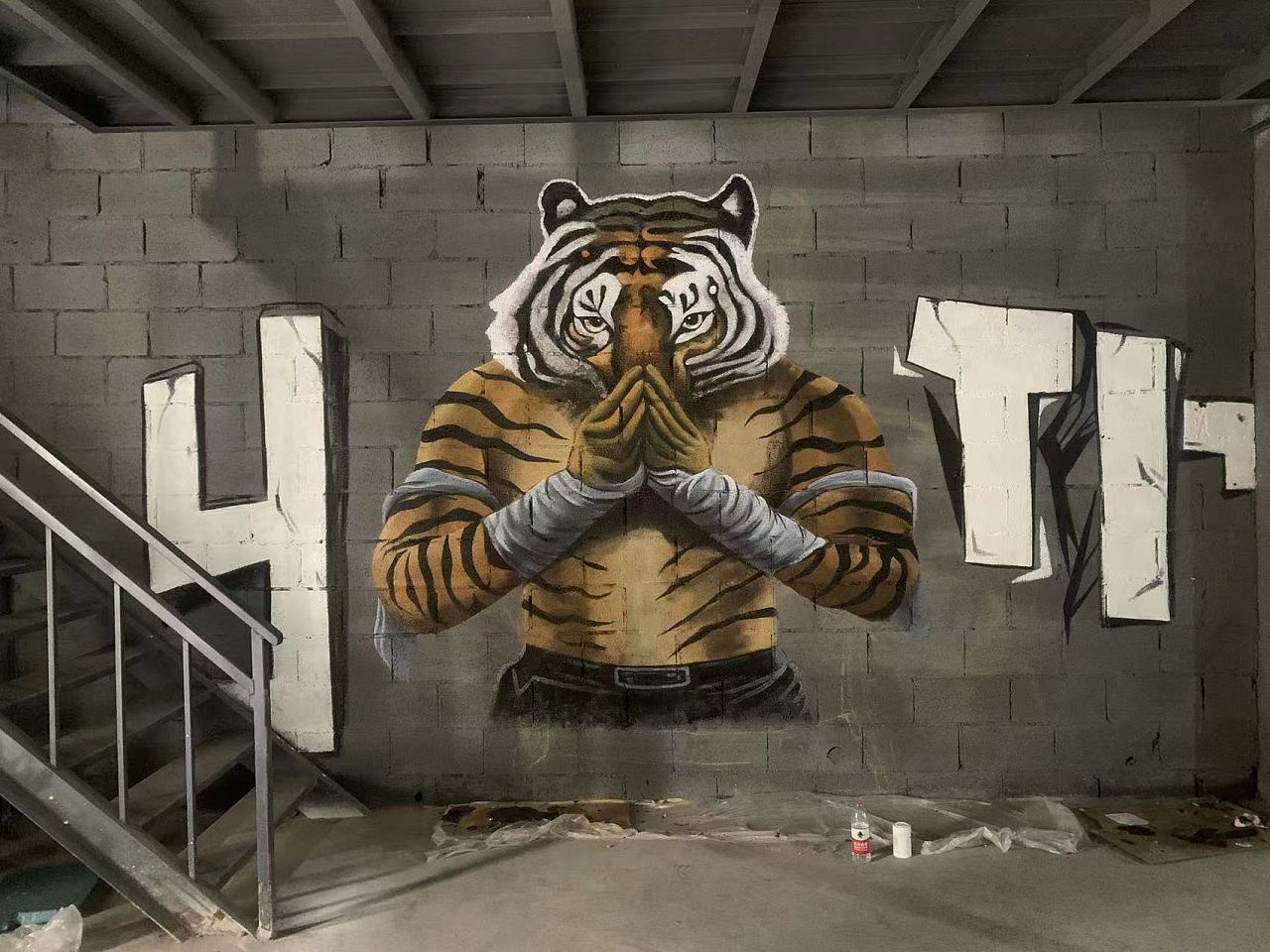 墙体彩绘进行时|纯艺术|绘画|z447877758 - 临摹作品 - 站酷 (zcool)