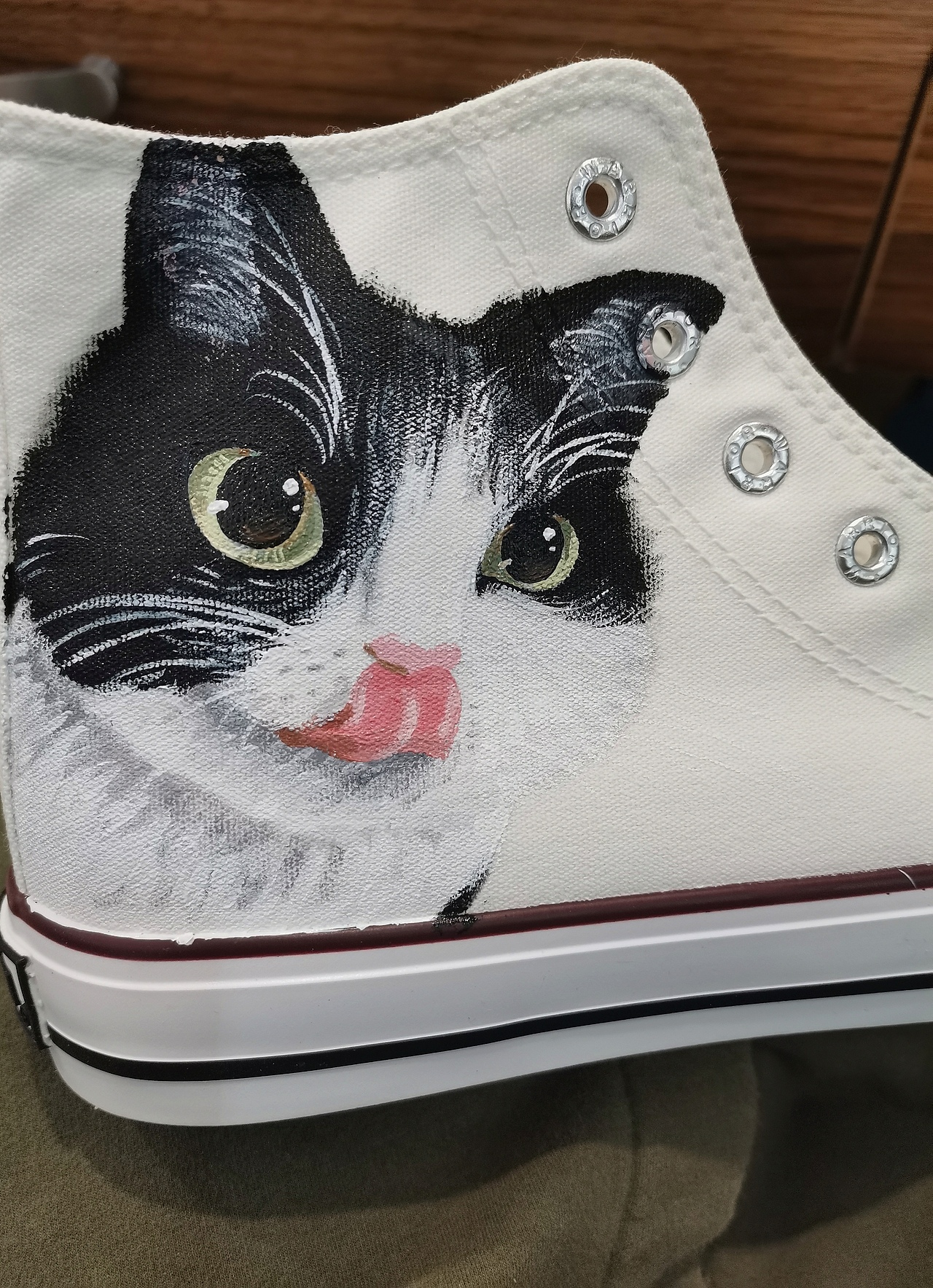 猫咪手绘帆布鞋（图ZMjgxNDk0Mzgw） - 商业插画 - 站酷设计师苹了个小果原创素材 - 站酷ZCOOL