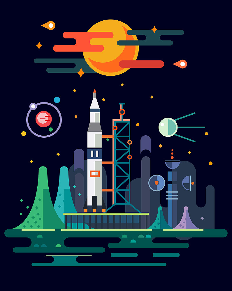 扁平風(fēng)的小插圖（圖ZMzc1MDE4MDg=） - 圖案 - 站酷設(shè)計師木可可丶原創(chuàng)素材 - 站酷ZCOOL