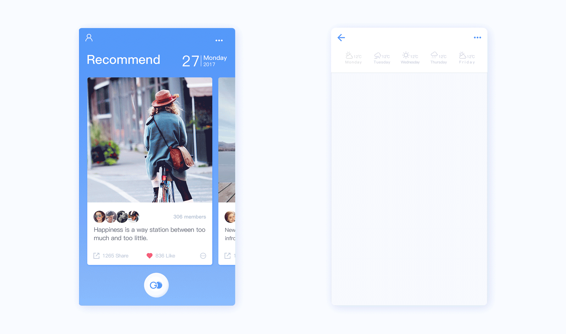 CYCLING GO（图ZNzI3ODA3ODQ=） - APP界面 - 站酷设计师新青年121原创素材 - 站酷ZCOOL