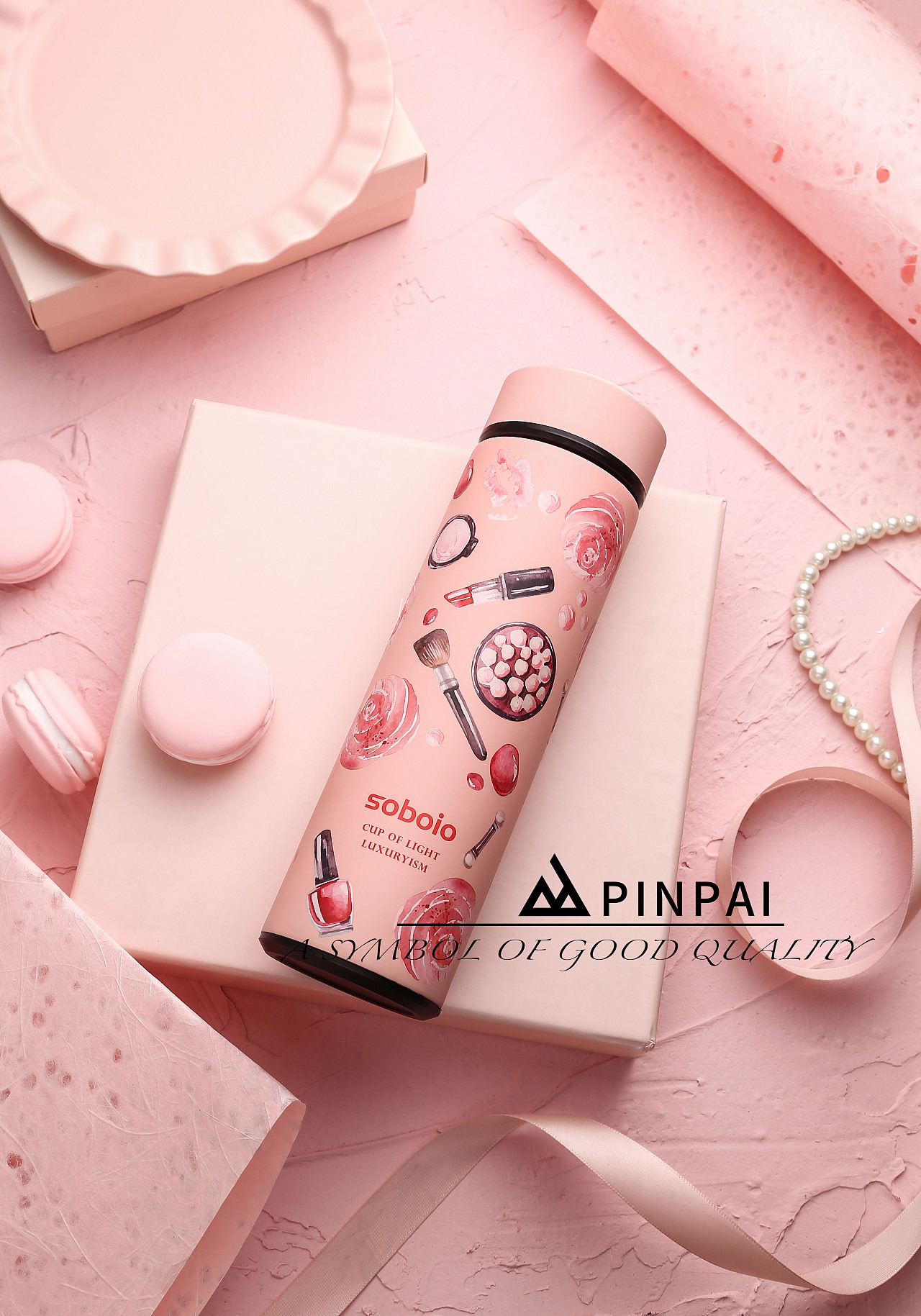 保温杯 图案 杯子拍摄 产品摄影