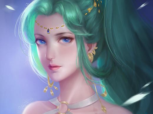 突然想起好久没发图了，再来个小绿头（个人主页-ZMzA4OTgxNzI=） - 创作习作 - 站酷设计师高李李吖原创素材 - 站酷ZCOOL