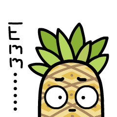 菠萝表情符号图片