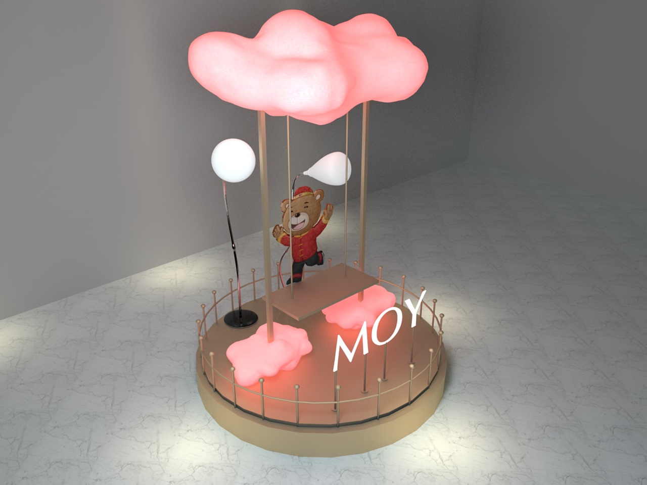 秋千小美陈(网红打卡拍照)