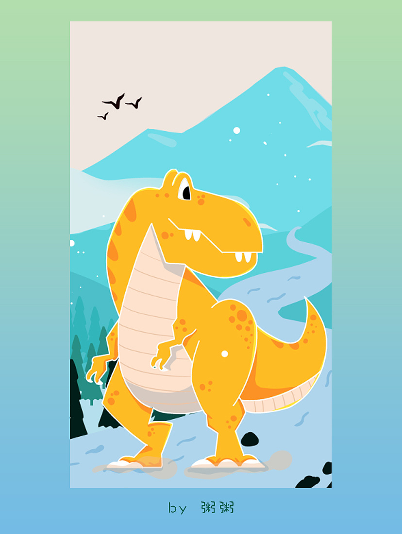 扁平手绘合集*13|插画|创作习作|无远弗届ii - 原创作品 - 站酷