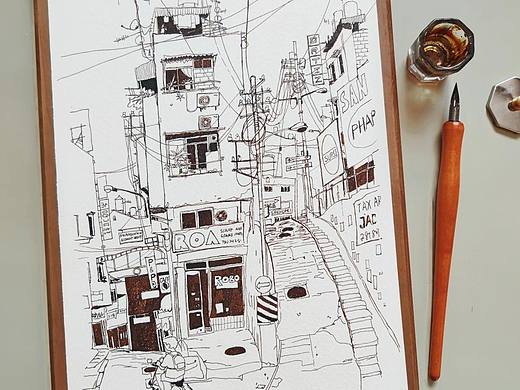 临摹插画师Alariko作品