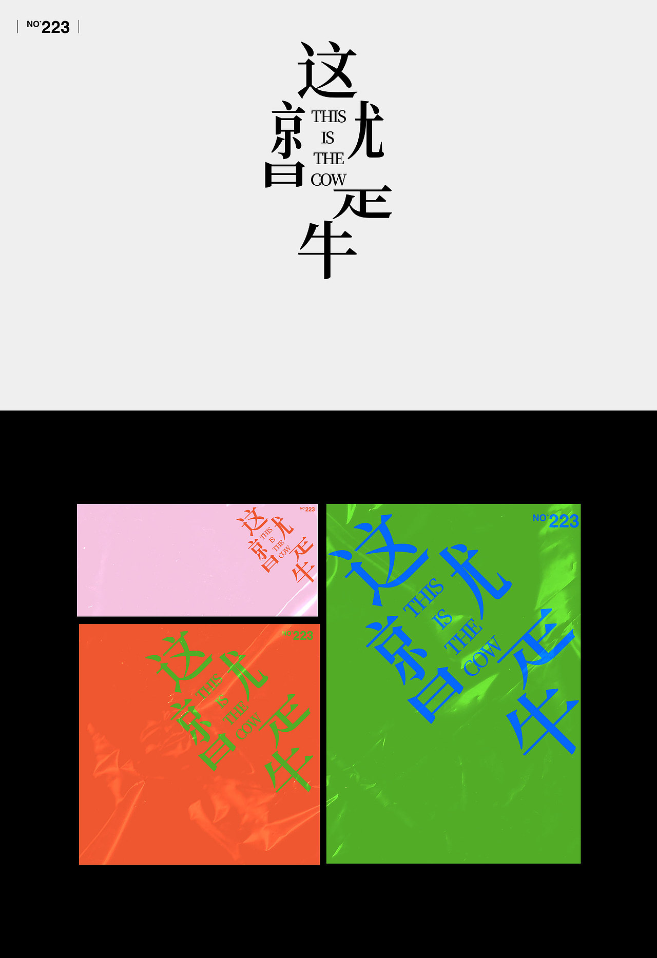 【字演生肖】文字编排的可变性实验Part.5