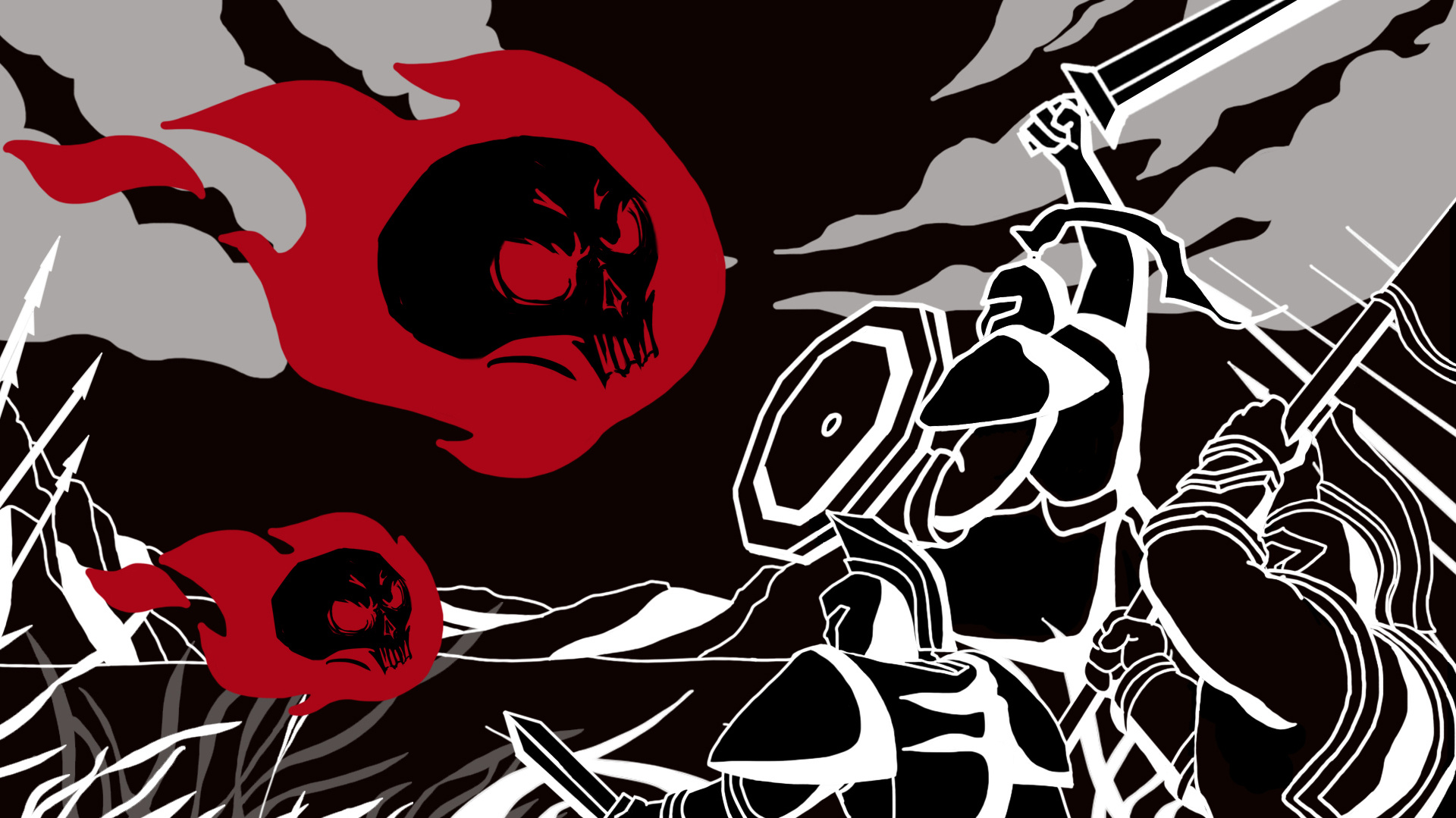 《剑与家园》暗黑系版画风格mv动画