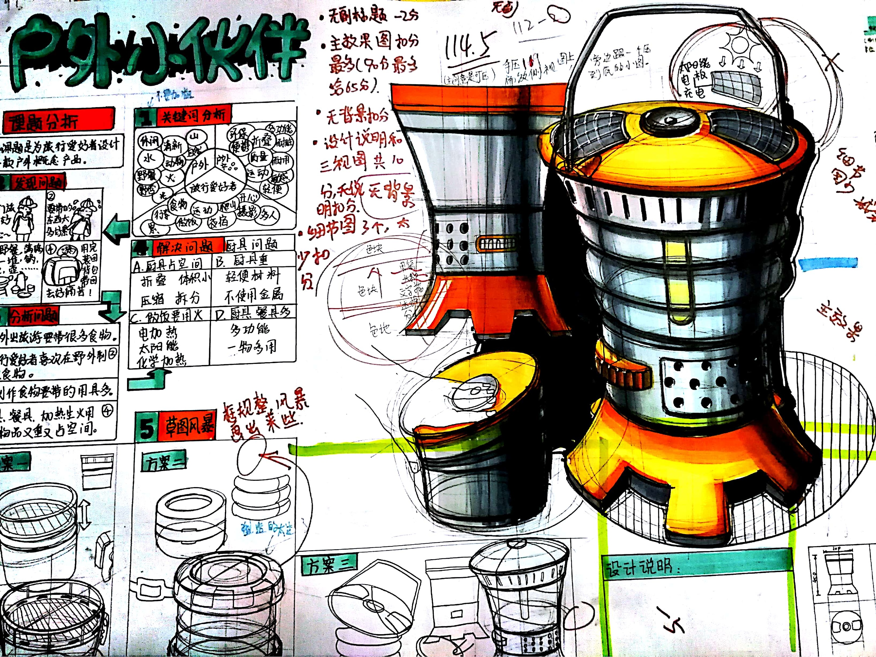 工业设计考研手绘快题丨星辰考研|工业/产品|其他工业/产品|星辰工业
