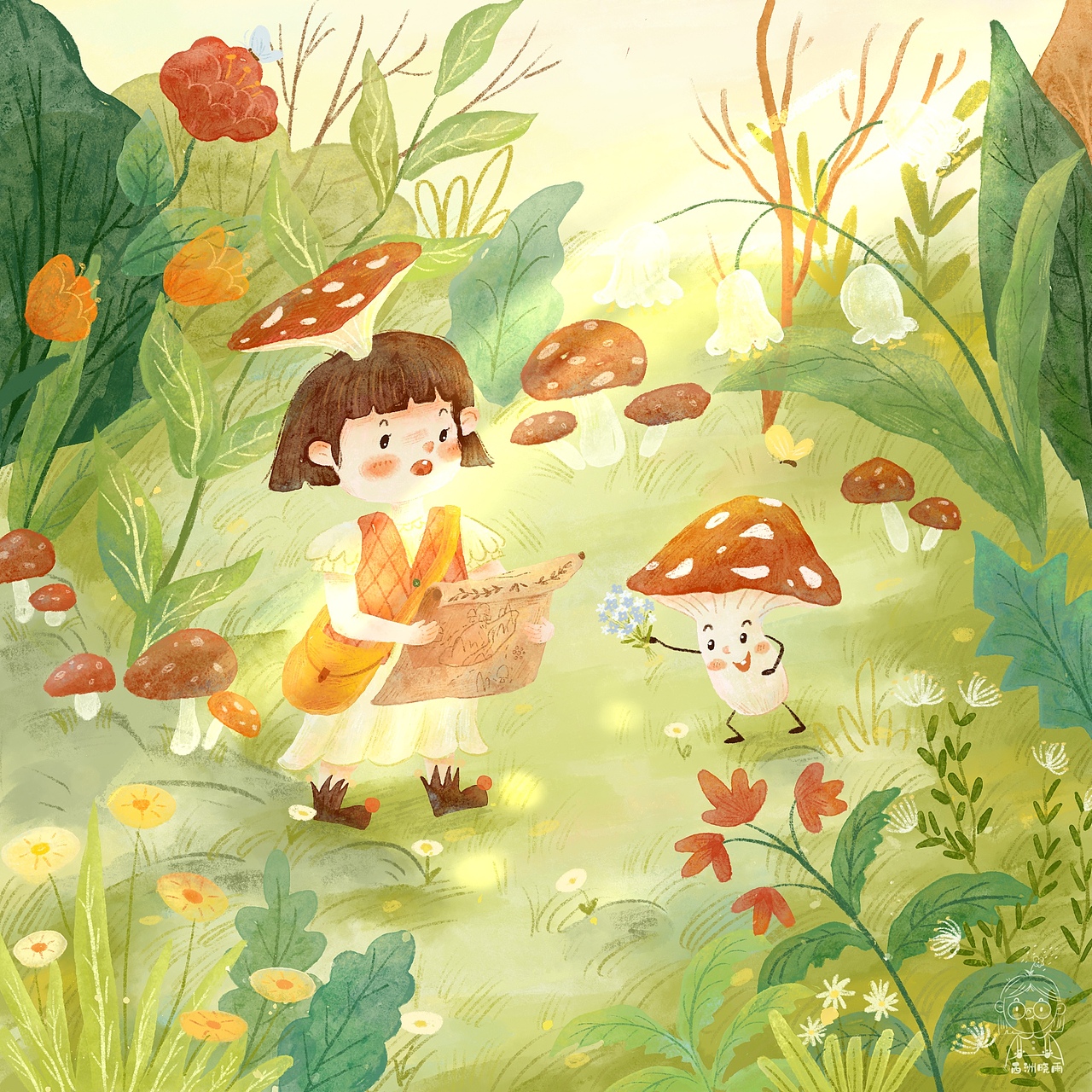 关于春天的颜色|插画|儿童插画|西洲晓雨工作室_原创作品-站酷zcool