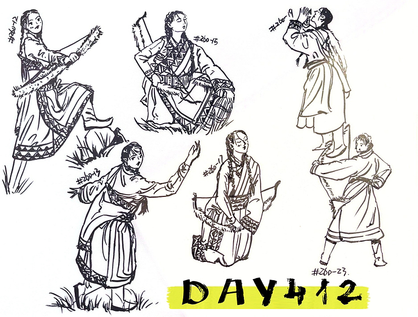 速写60天挑战第七次2023年9月到10月