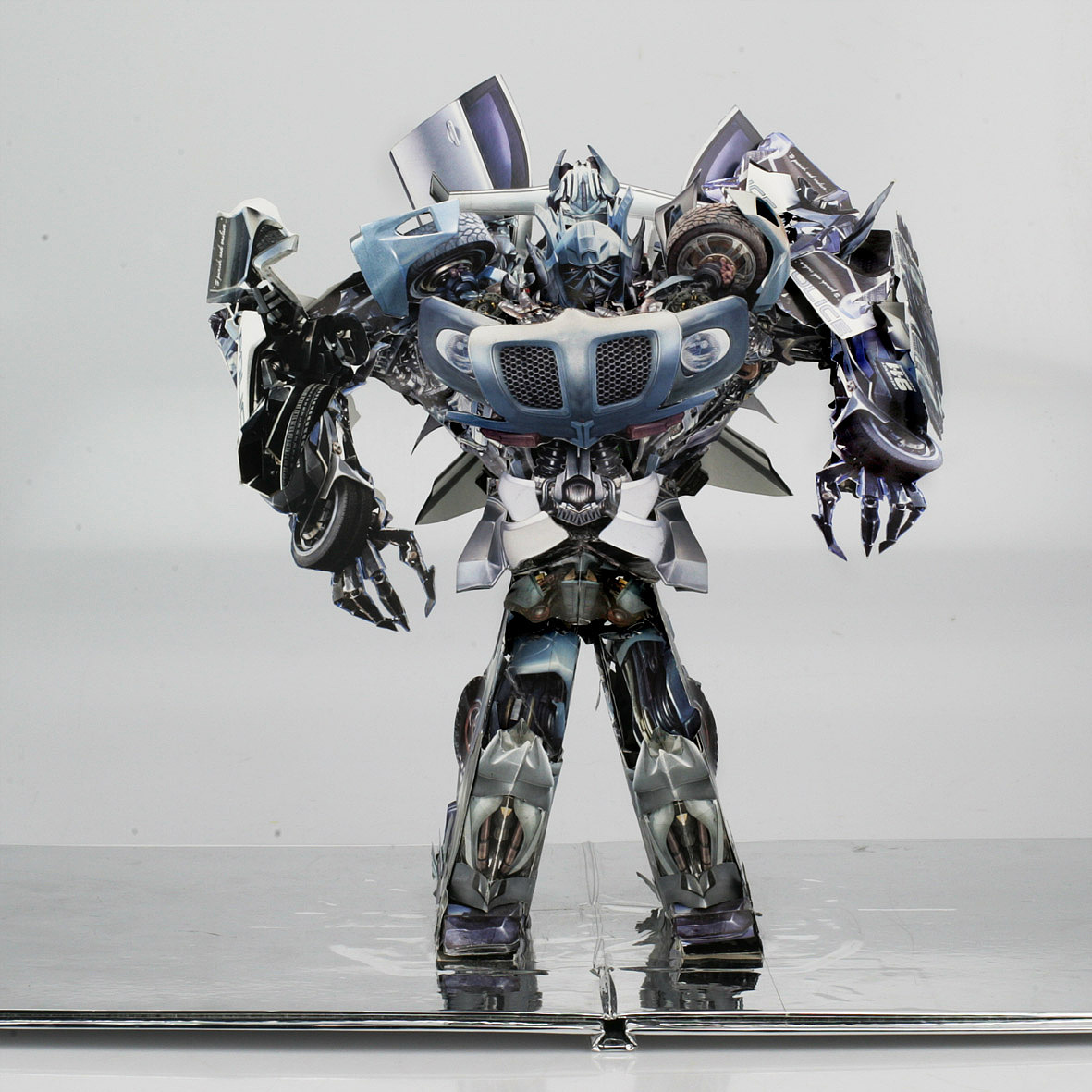 变形金刚--立体书（图ZMjc0Mzk2ODQ=） - 手办/模玩 - 站酷设计师尹利帅纸艺师原创素材 - 站酷ZCOOL