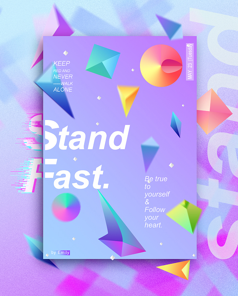 漸變海報(bào)（圖ZMTE5ODQ3MzA4） - 海報(bào) - 站酷設(shè)計(jì)師EmilyDeng1原創(chuàng)素材 - 站酷ZCOOL