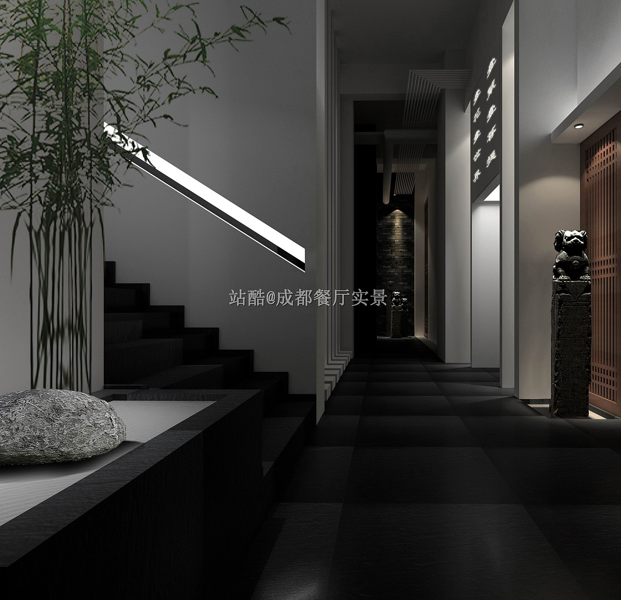 成都素食餐厅装修_悠然禅意素食餐厅设计赏析（图ZMTM1NzYzODY4） - 家装设计 - 站酷设计师成都餐厅装修实景原创素材 - 站酷ZCOOL