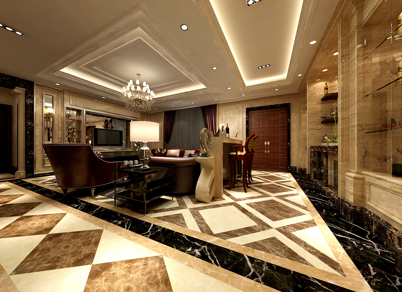 欧式样板房（图ZOTc3NDc2OA==） - 家装设计 - 站酷设计师LO海原创素材 - 站酷ZCOOL