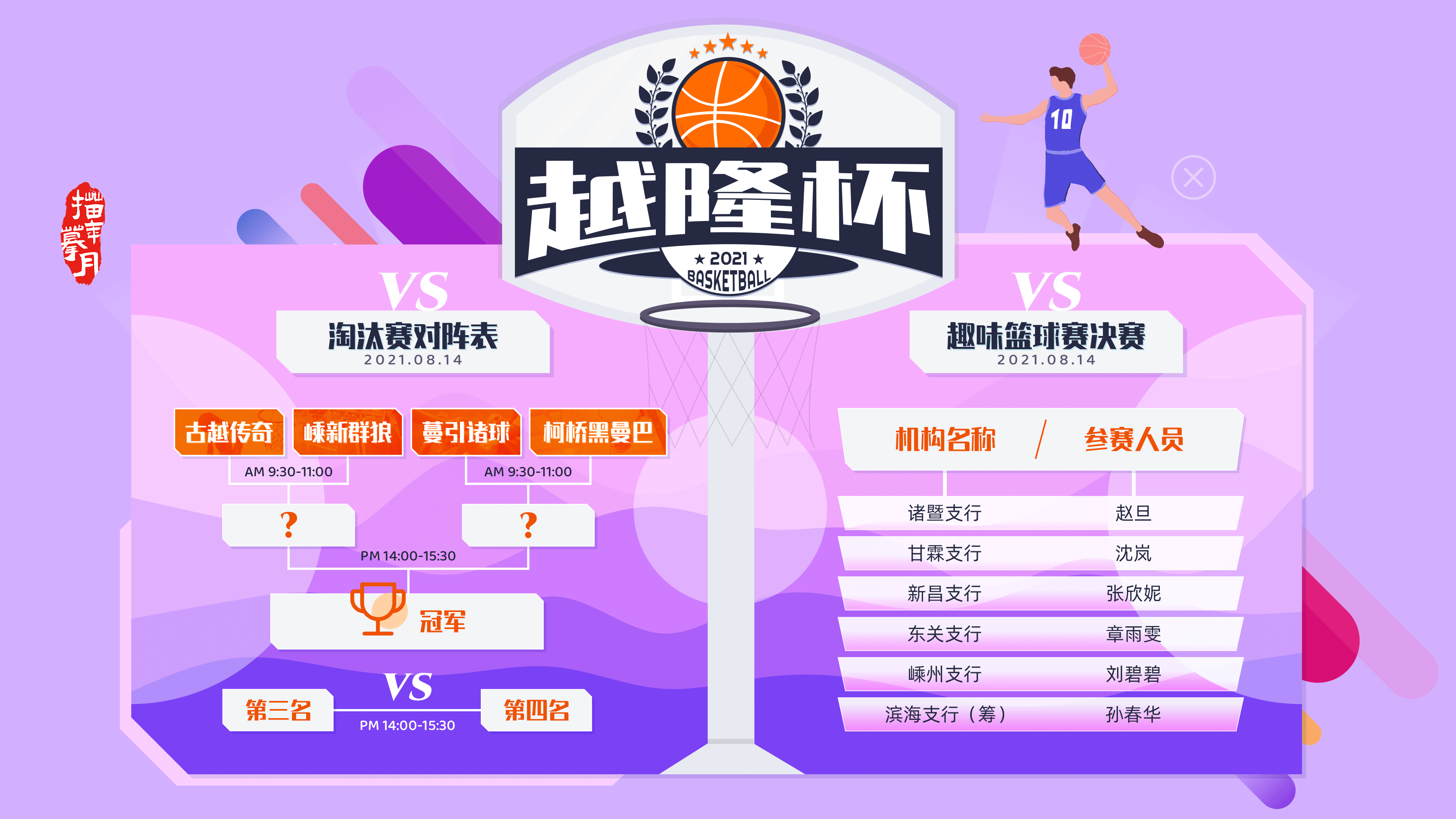 2021越隆杯 篮球嘉年华