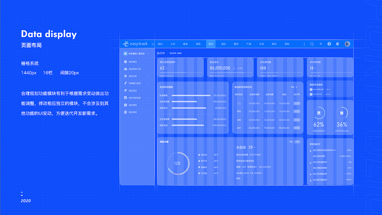 2020年TOB端(SAAS)作品集-项目组合管理软件