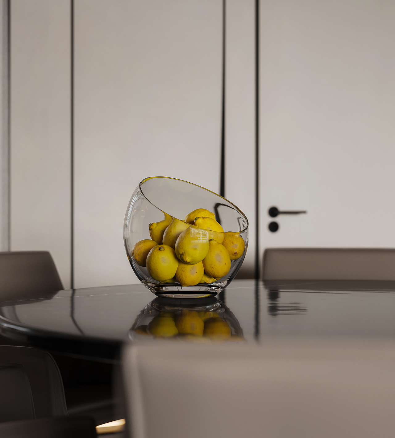 现代挑空别墅-未来效果图