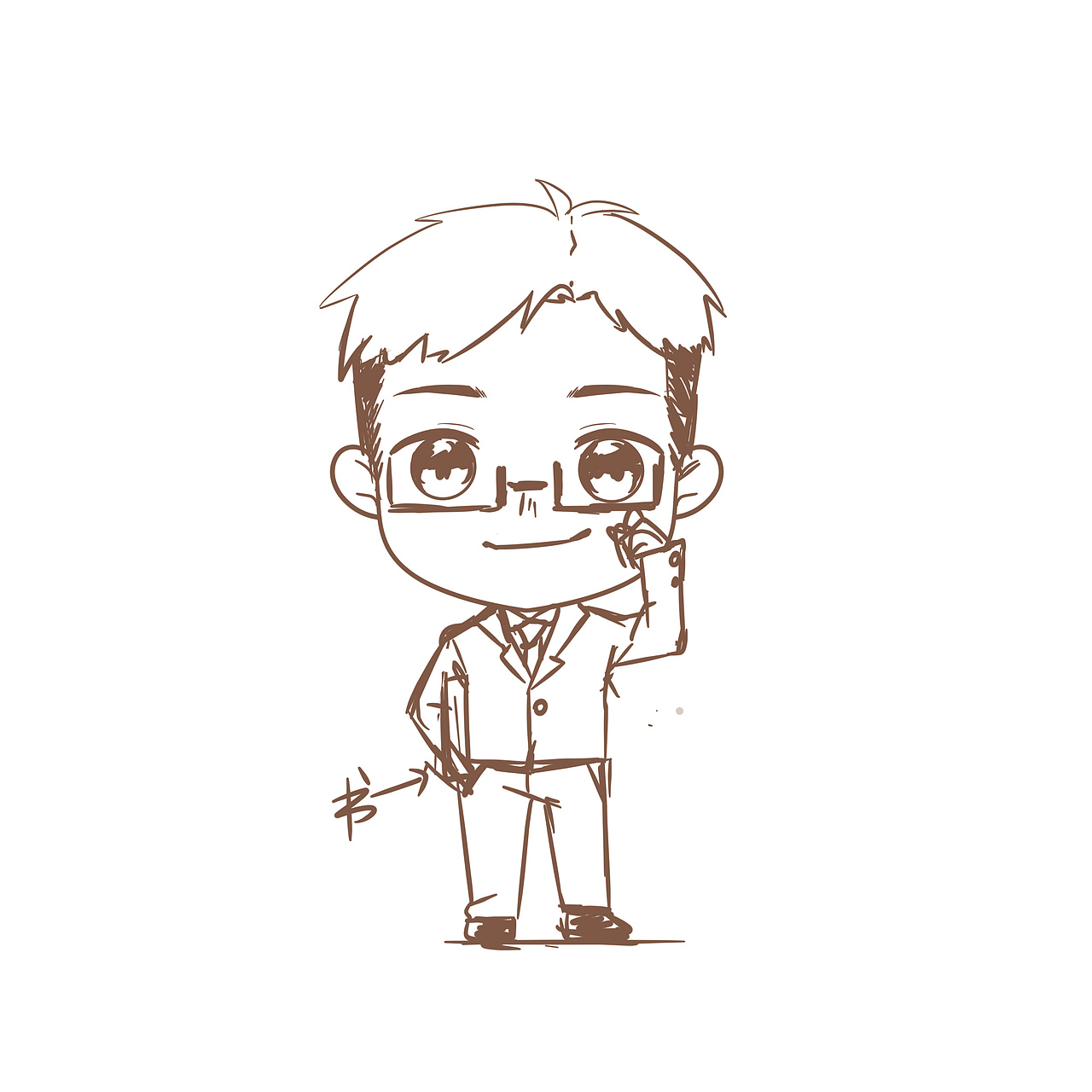 一个律师的ip形象设计