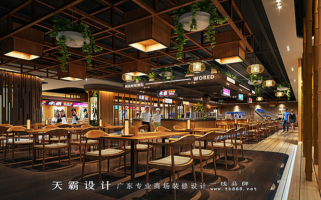 供徐州超市装修客户参考的大型超市装修设计效果图