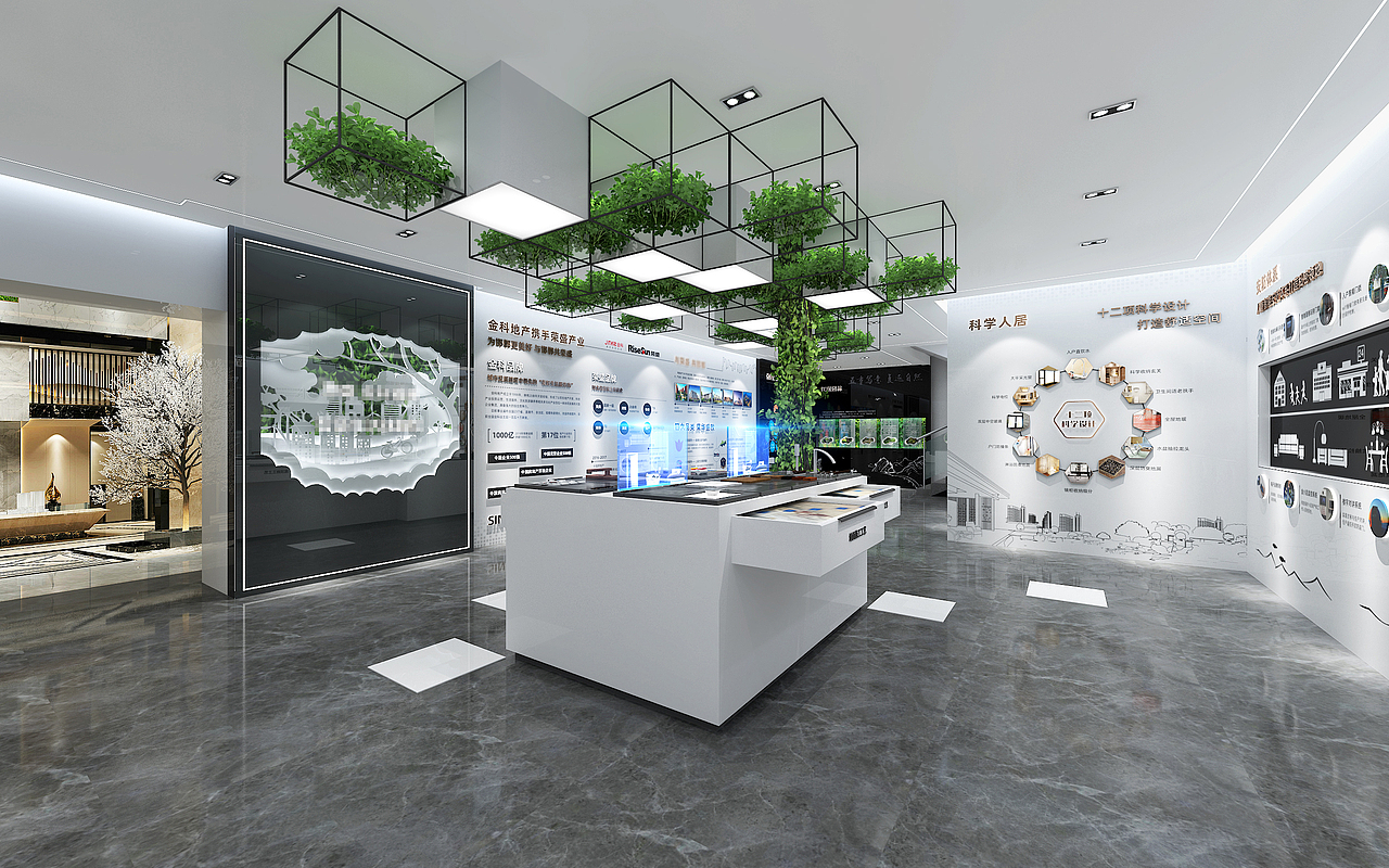 品牌生活馆 工法展厅|空间|展陈设计|追艺者_原创作品-站酷zcool