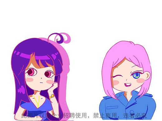 Q版头像（allison自画像和同学的画像）