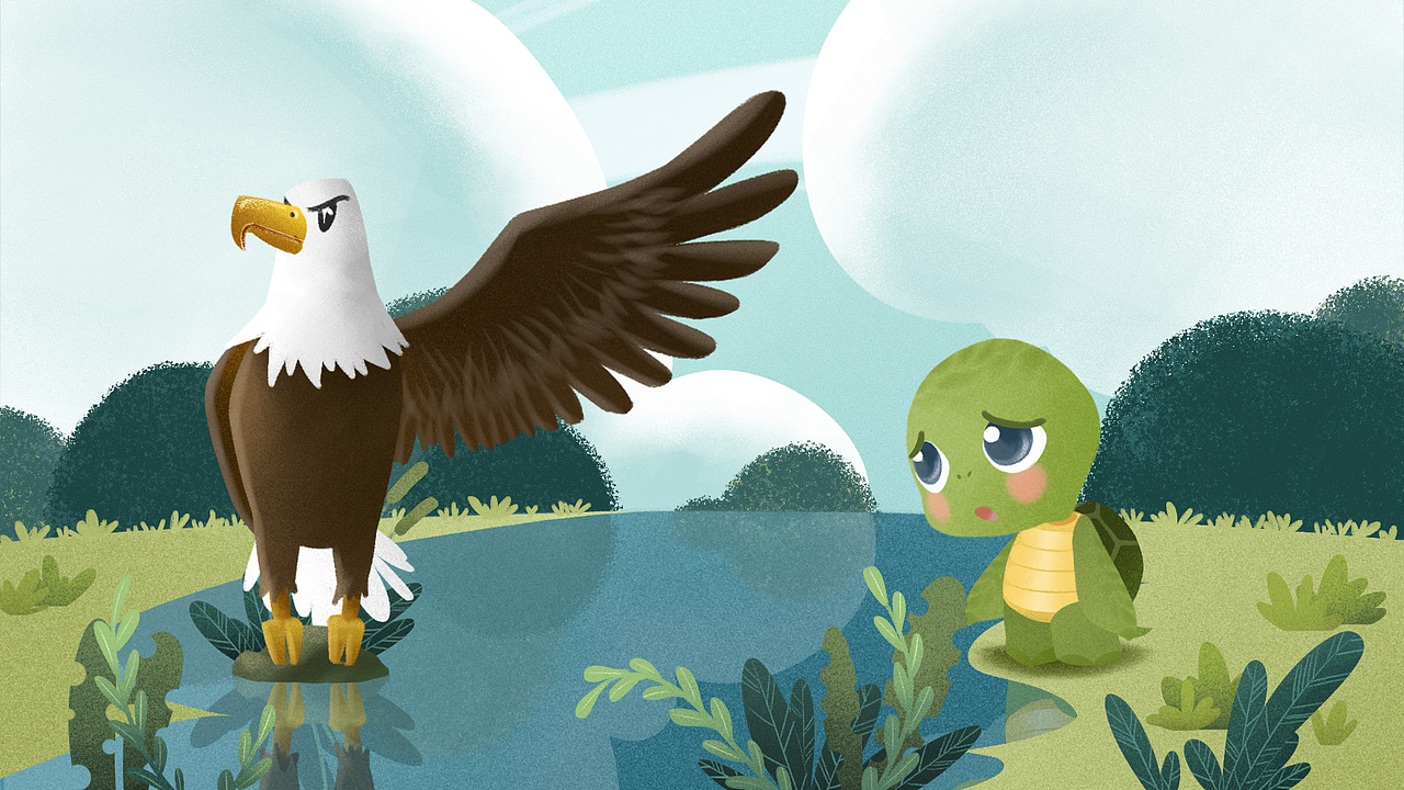 大耳狐英语系列插图 - 儿童故事绘本