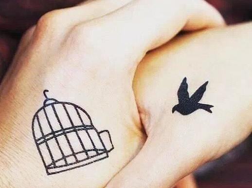 无锡阳山纹情侣纹身不一定要刺一模一样的图案，远航