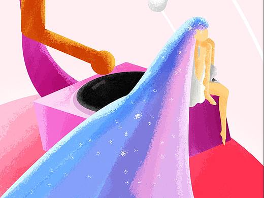 肌理风插画（个人主页-ZNTE0ODEzMjA=） - 商业插画 - 站酷设计师BaKou原创素材 - 站酷ZCOOL