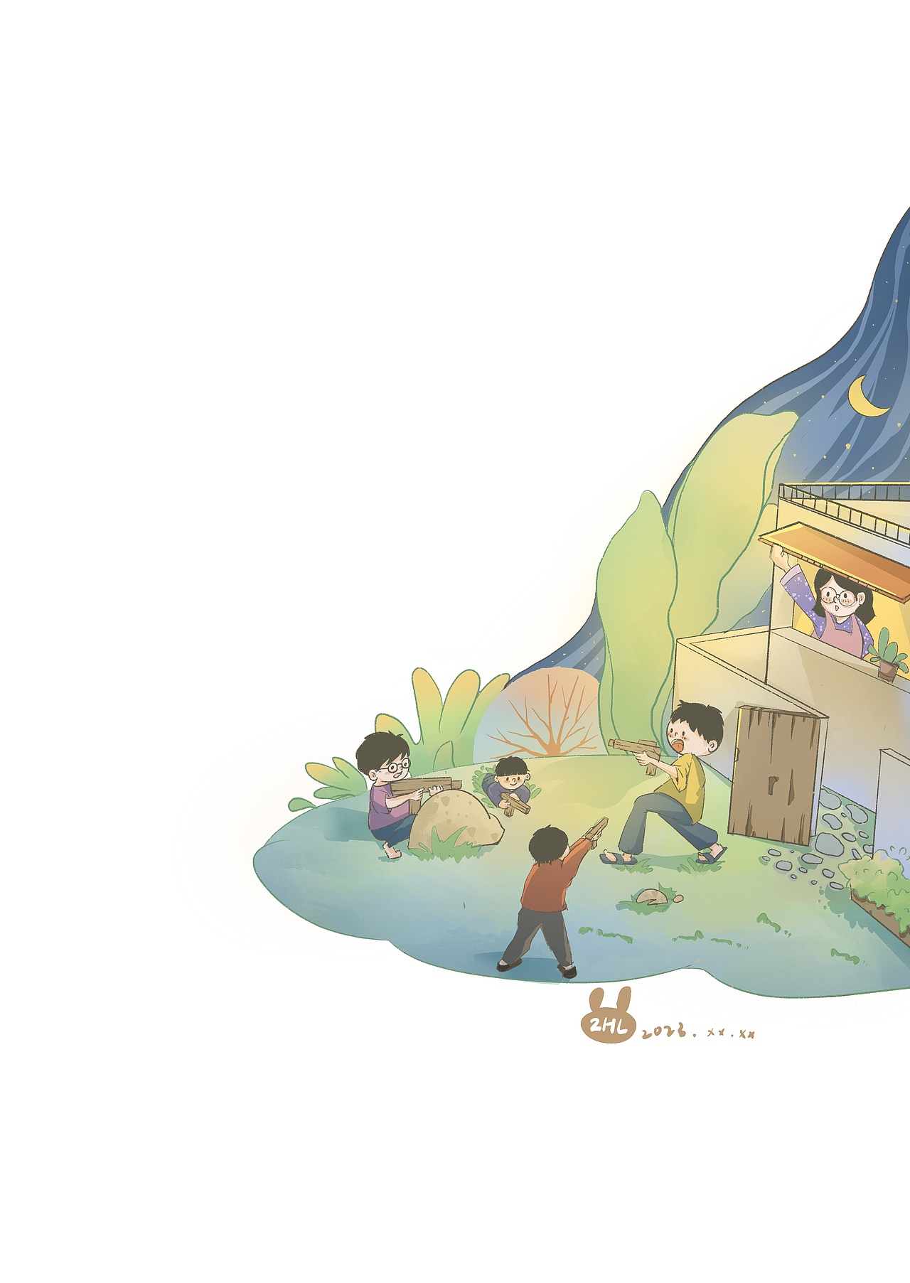 儿童绘本插图试稿