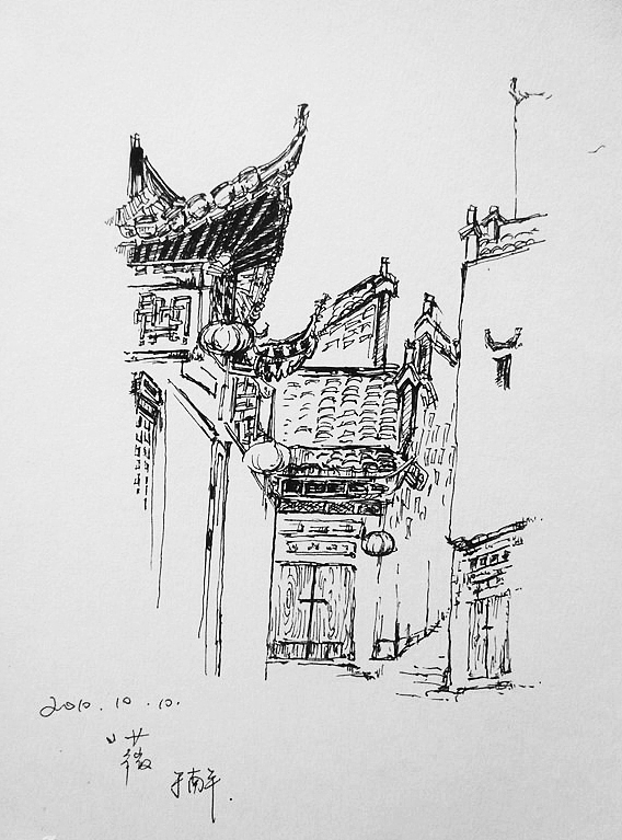宏村速写