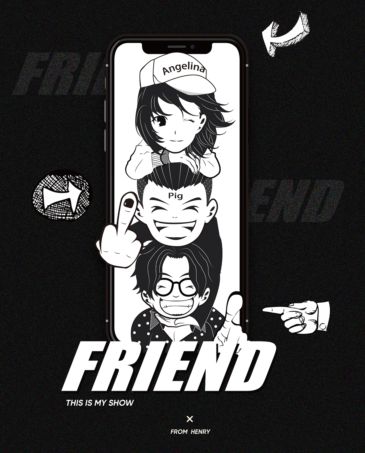 张燮斯的日常和他的朋友们（图ZMTkwNjY1OTM2） - 新锐潮流插画 - 站酷设计师张燮斯原创素材 - 站酷ZCOOL