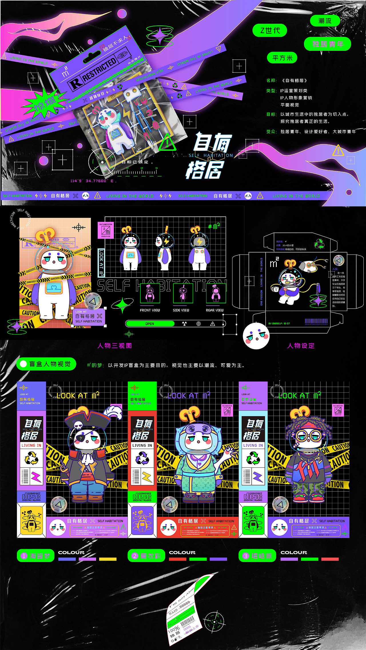IP形象 | 《自有格居》㎡人物设计