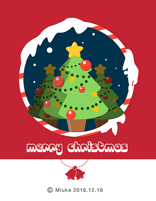 美瑞，美瑞克瑞斯莫斯（圣诞节小插画练习）