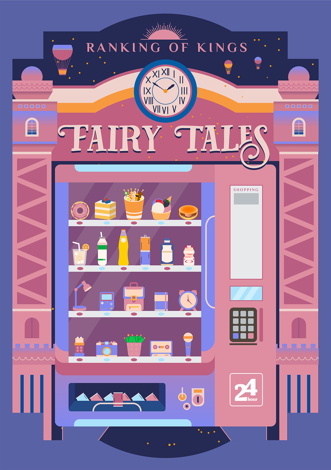 霓虹游乐风插画与畅销书籍装帧设计（图ZMzA5NzU0OTA0） - 儿童插画 - 站酷设计师蕾锅原创素材 - 站酷ZCOOL